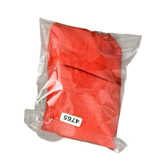 Eileen Fisher Woman M orange red Irish linen long sleeved loose blouse - Picture 3 of 3